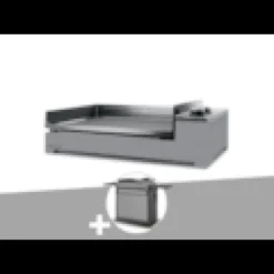 Plancha gaz premium 60 acier avec chariot - forge adour