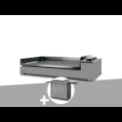 Plancha gaz premium 75 acier avec chariot - forge adour