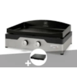 Plancha gaz signature allure 260 duo + couvercle de protection - le marquier