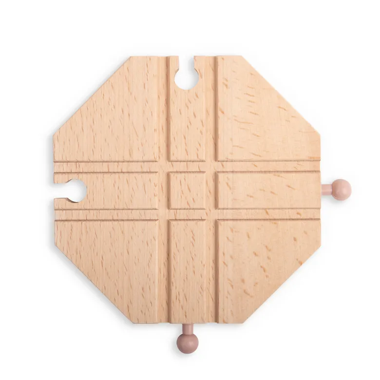 Plaque de passage à niveau en bois