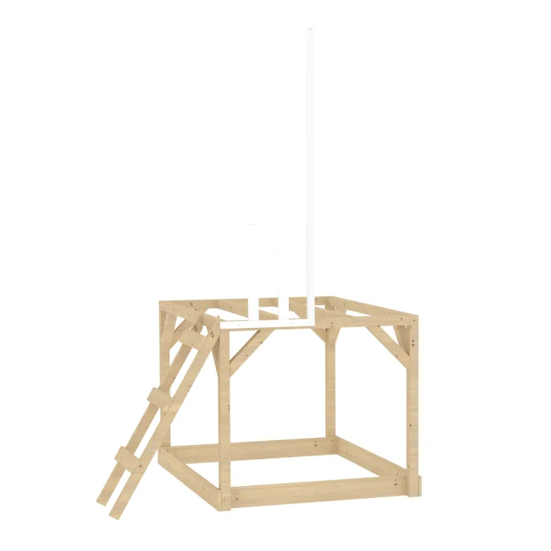 Plateforme pilotis pour maisonnette mod