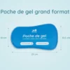 Poches de gel ergonomique bain dérivatif grand format - 1 unité