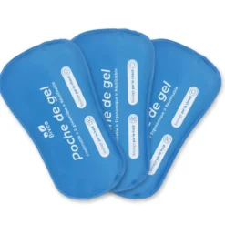 Poches de gel ergonomique bain dérivatif grand format - 3 unités