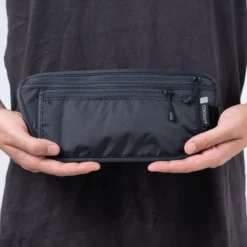 Pochette de sécurité cocoon rfid travel waist wallet noire