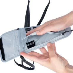 Pochette de sécurité cocoon rfid travel neck wallet grise