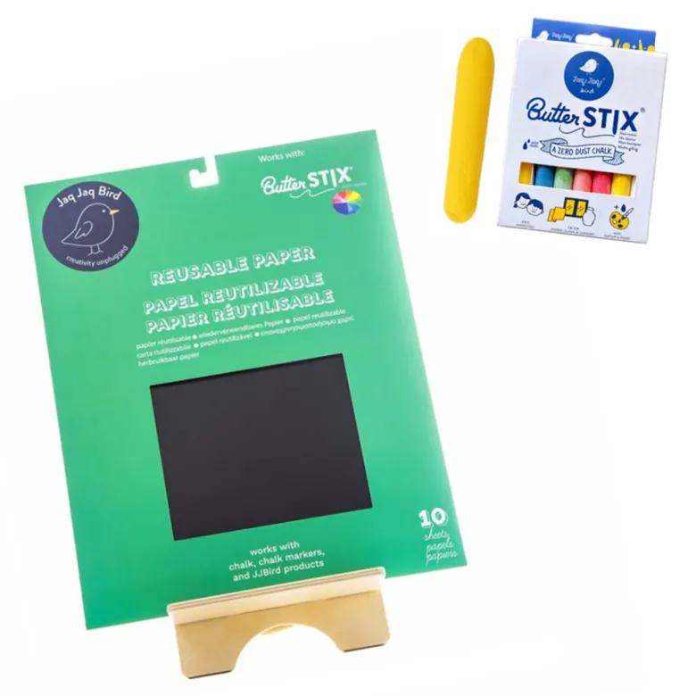 Pochette 10 papiers réutilisables +