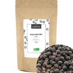 Poivre noir bio - 250g - grains entiers