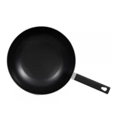 Poêle wok aluminium 32cm rouge