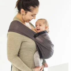 Porté bébé mini sling gris