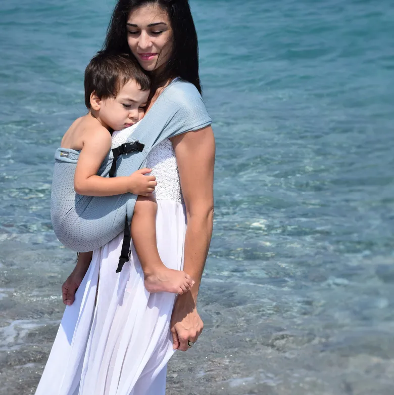 Porté bébé mini sling vert