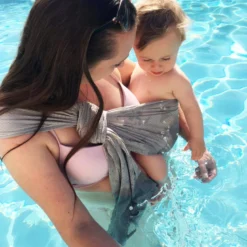 Porte-bébé sling sukkiri gris