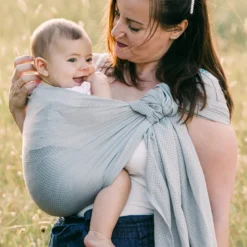 Porte-bébé sling sukkiri gris