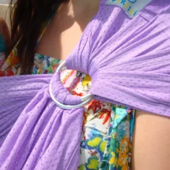Porte-bébé sling sukkiri parme