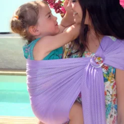Porte-bébé sling sukkiri parme