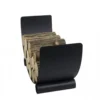 Porte bûches demi-lune turyn acier ø70cm