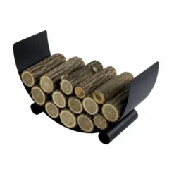 Porte bûches demi-lune turyn acier ø70cm