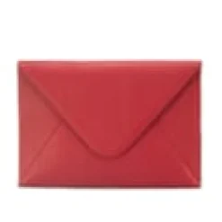 Porte-documents cuir marcel rouge