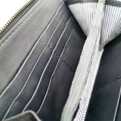 Portefeuille cuir ami marine