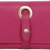 Porte-feuille femme katana cuir sauvage k753105 Rose