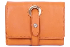 Porte-feuille femme katana cuir sauvage k753105 Orange