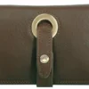 Porte-feuille femme katana cuir sauvage k753105 Marron