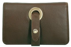 Porte-feuille femme katana cuir sauvage k753105 Marron