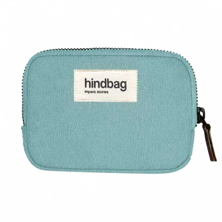 Porte-monnaie coton bio Lili Hindbag Sauge