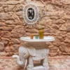 Porte-plante eléphant en osier n°517
