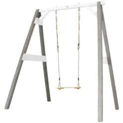 Portique 1 balançoire en bois axi