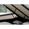 Portland lit coffre avec led 140 x 190 cm noir