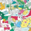 Poster à colorier - dinos