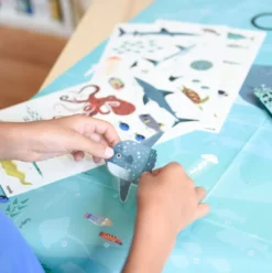Poster en stickers - ocean - 6-12 ans