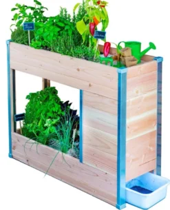 Potager balcon avec composteur