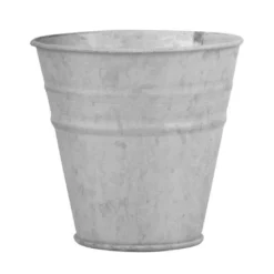 Pot de fleurs zinc 12 cm