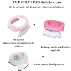 Pot de voyages ou maison et réducteur