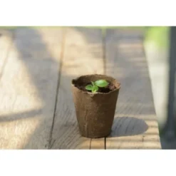 Pots biodégradables en fibres de bois pour semis