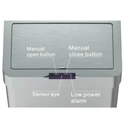 Poubelle automatique inox daytona 70l