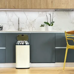 Poubelle automatique inox largo 42l