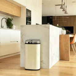 Poubelle automatique inox largo 42l