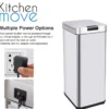 Poubelle automatique inox parkside 50l