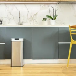 Poubelle automatique inox parkside 50l