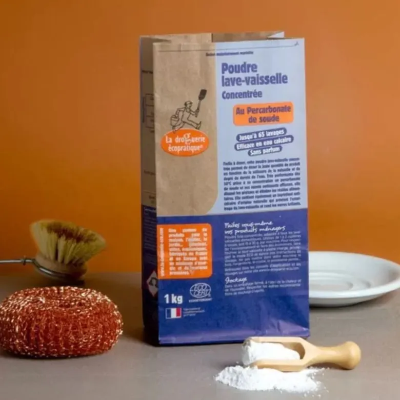Poudre pour lave-vaisselle au pecarbonate de soude - 1kg