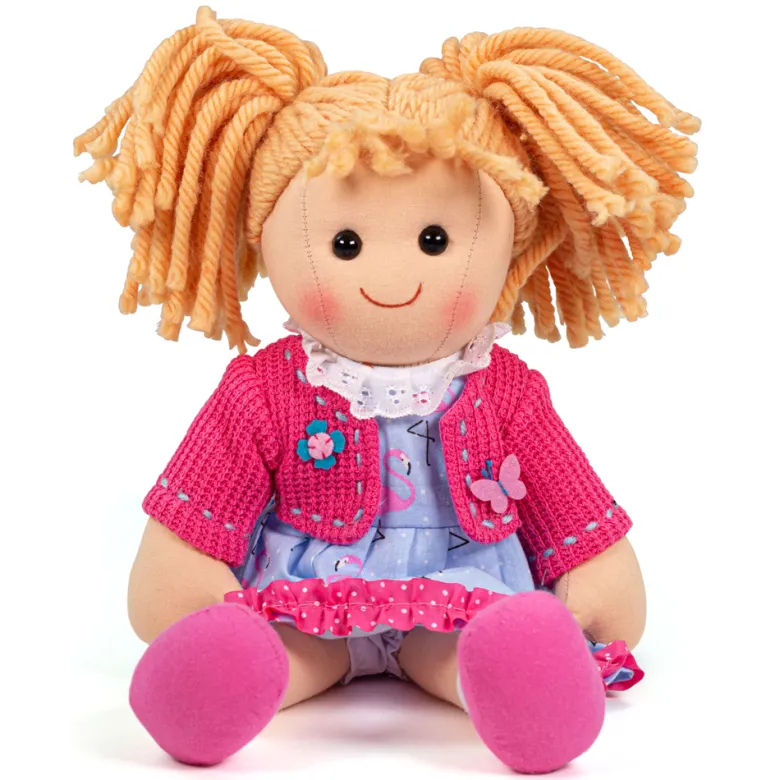 Poupée douce maggie, 34 cm de haut