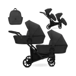 Poussette brav duo 2in1 bd-11 black eco