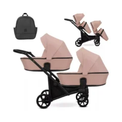 Poussette brav duo 2in1 bd-04 pink
