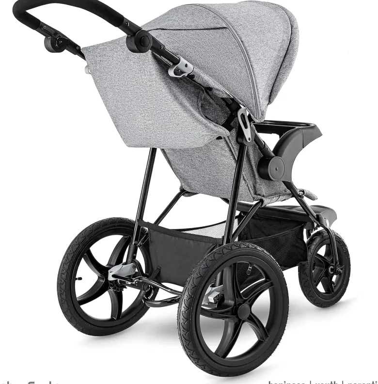 Poussette compacte pliable, 3 roues