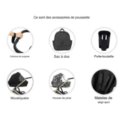 Poussette kunert marron