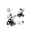 Poussette mata 06 b rose cadre noir