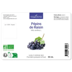 Pépins de raisin - huile végétale 50ml