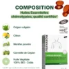 Pranarom - capsules bronches aux huiles essentielles - bio